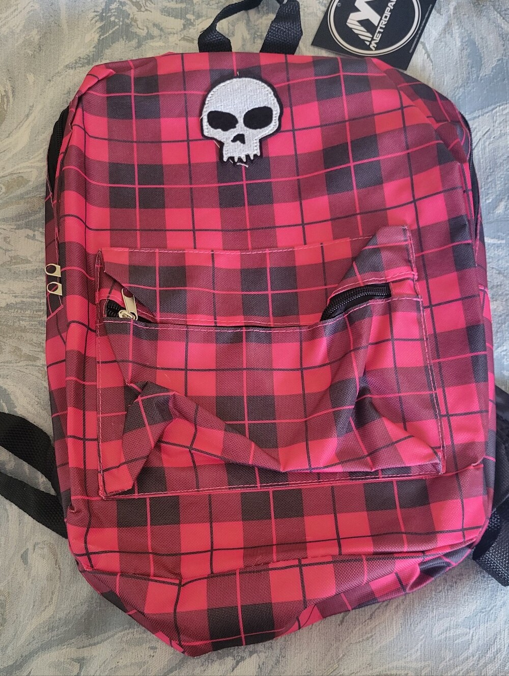 BRAND NEW Skull Patch Backpack